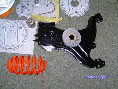 3-er Set Feder-Schwinge-Unterlage