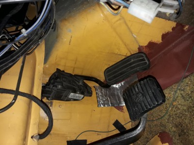 Gaspedal T4 - Hebel leicht modifiziert.