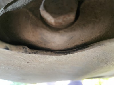 Vorne ca. 1mm