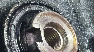 Kurbelwellenstumpf Detail