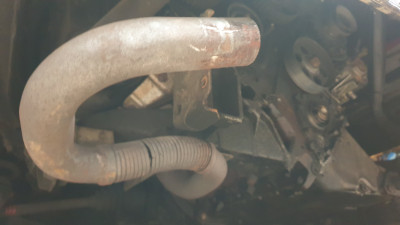 CS-Abgasrohr mit Flex-Stück